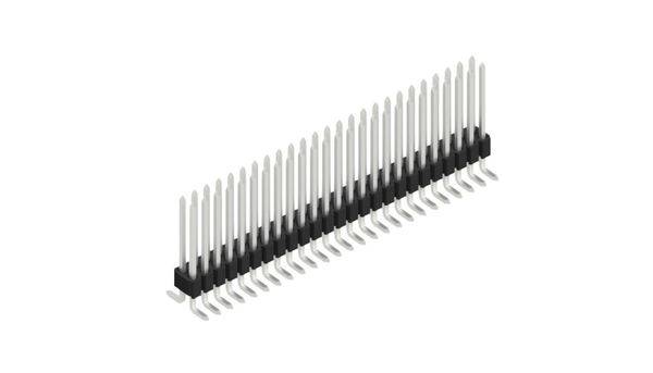 Fischer Elektronik standardna letev z moškimi kontrakti Število vrst: 2 SLVW4SMD07350Z 10 kos-0