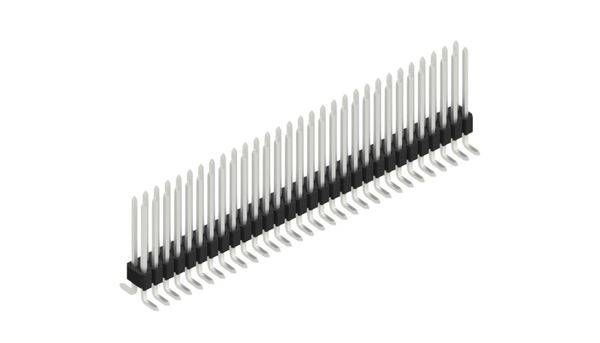 Fischer Elektronik standardna letev z moškimi kontrakti Število vrst: 2 SLVW4SMD07360Z 10 kos-0