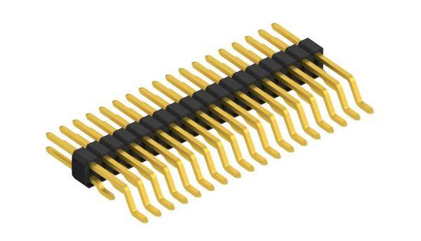 Fischer Elektronik standardna letev z moškimi kontrakti Število vrst: 2 SLVW5SMD03636G 10 kos-0