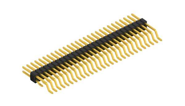 Fischer Elektronik standardna letev z moškimi kontrakti Število vrst: 2 SLVW5SMD03656G 10 kos-0