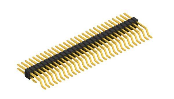 Fischer Elektronik standardna letev z moškimi kontrakti Število vrst: 2  SLVW5SMD03658G 10 kos