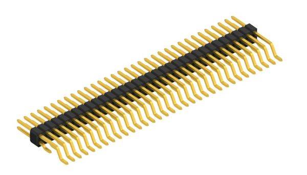 Fischer Elektronik standardna letev z moškimi kontrakti Število vrst: 2 SLVW5SMD03666G 10 kos-0