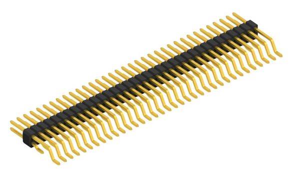 Fischer Elektronik standardna letev z moškimi kontrakti Število vrst: 2 SLVW5SMD03670G 10 kos-0