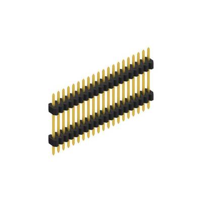 Fischer Elektronik standardna letev z moškimi kontrakti Število vrst: 1 SLVW609220G 10 kos-0
