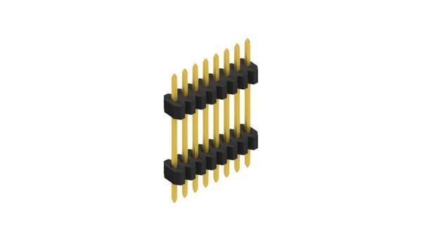 Fischer Elektronik standardna letev z moškimi kontrakti Število vrst: 1 SLVW60928G 10 kos-0