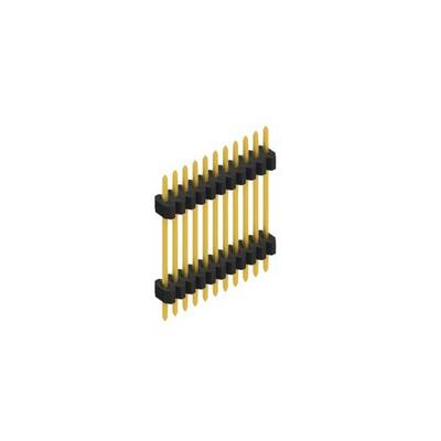 Fischer Elektronik standardna letev z moškimi kontrakti Število vrst: 1 SLVW611711G 10 kos-0