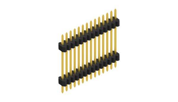 Fischer Elektronik standardna letev z moškimi kontrakti Število vrst: 1 SLVW611714G 10 kos-0