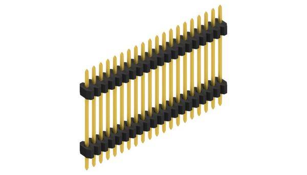 Fischer Elektronik standardna letev z moškimi kontrakti Število vrst: 1 SLVW611720G 10 kos-0