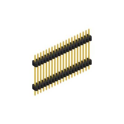 Fischer Elektronik standardna letev z moškimi kontrakti Število vrst: 1 SLVW611720G 10 kos-0