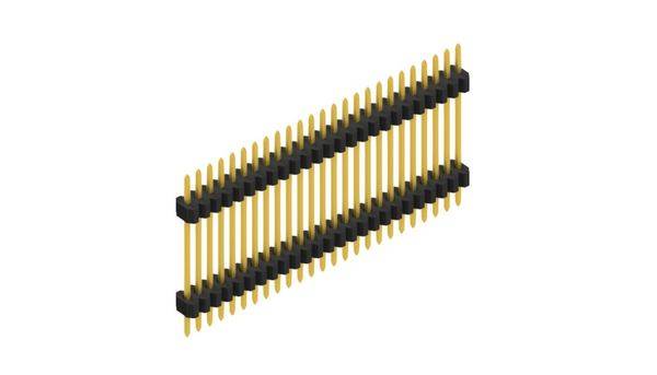 Fischer Elektronik standardna letev z moškimi kontrakti Število vrst: 1  SLVW611725G 10 kos