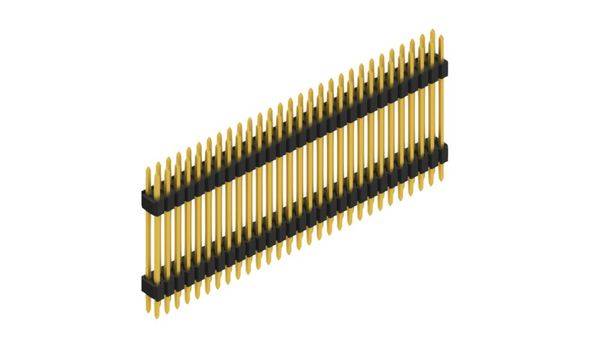 Fischer Elektronik standardna letev z moškimi kontrakti Število vrst: 2 SLVW711758G 10 kos-0