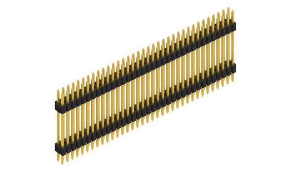 Fischer Elektronik standardna letev z moškimi kontrakti Število vrst: 2 SLVW711770G 10 kos-0