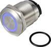 TRU COMPONENTS TC-13224204 ONPOW6319F-10E/Q/B/12V/S tipkalo 36 V DC/AC 2 A 1 x izklop/(vklop) tipkalno modra IP65 1 kos