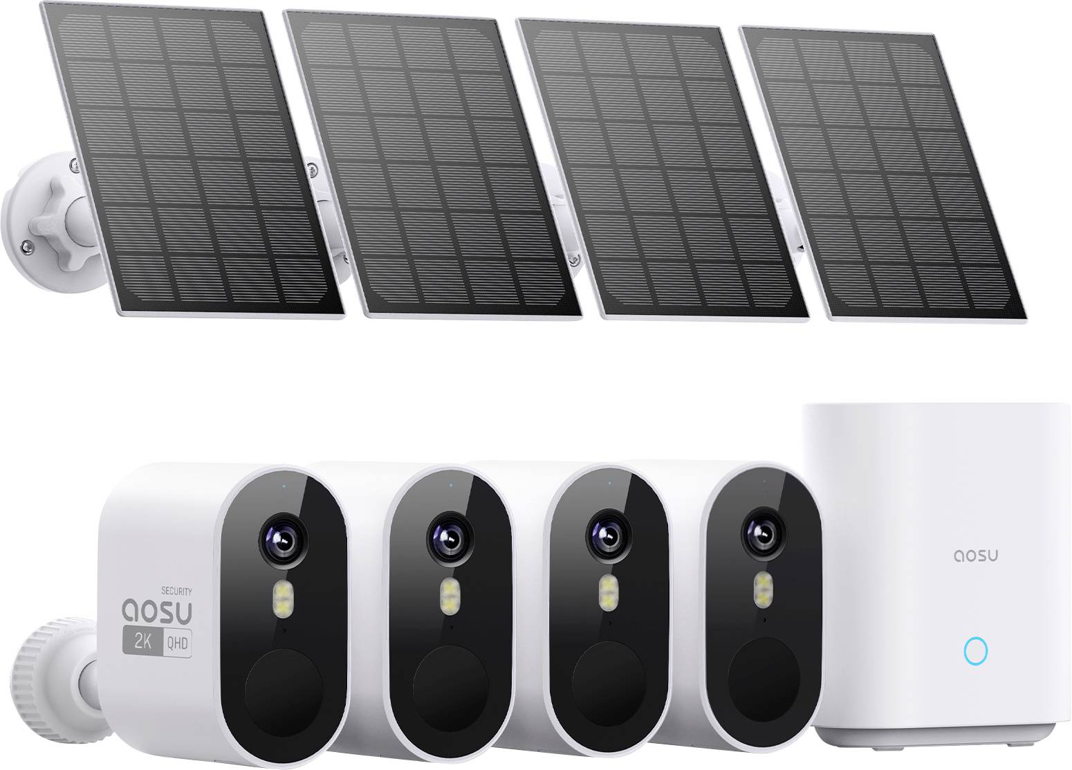 Aosu C7P-4H C7P0.WAEU04000 WLAN ip set nadzorne kamere 2048 x 1536 piksel