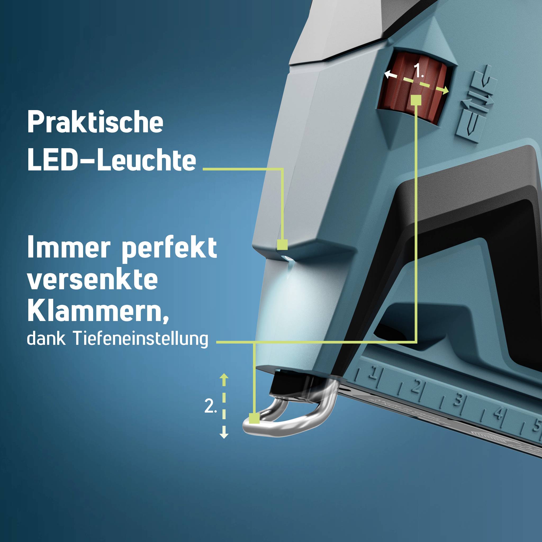 Novus Tools J-550 031-0375 akumulatorski spenjalnik Vrsta sponke tip 37, tip 53 Dolžina sponke 6 - 14 mm vklj. akumulato-4