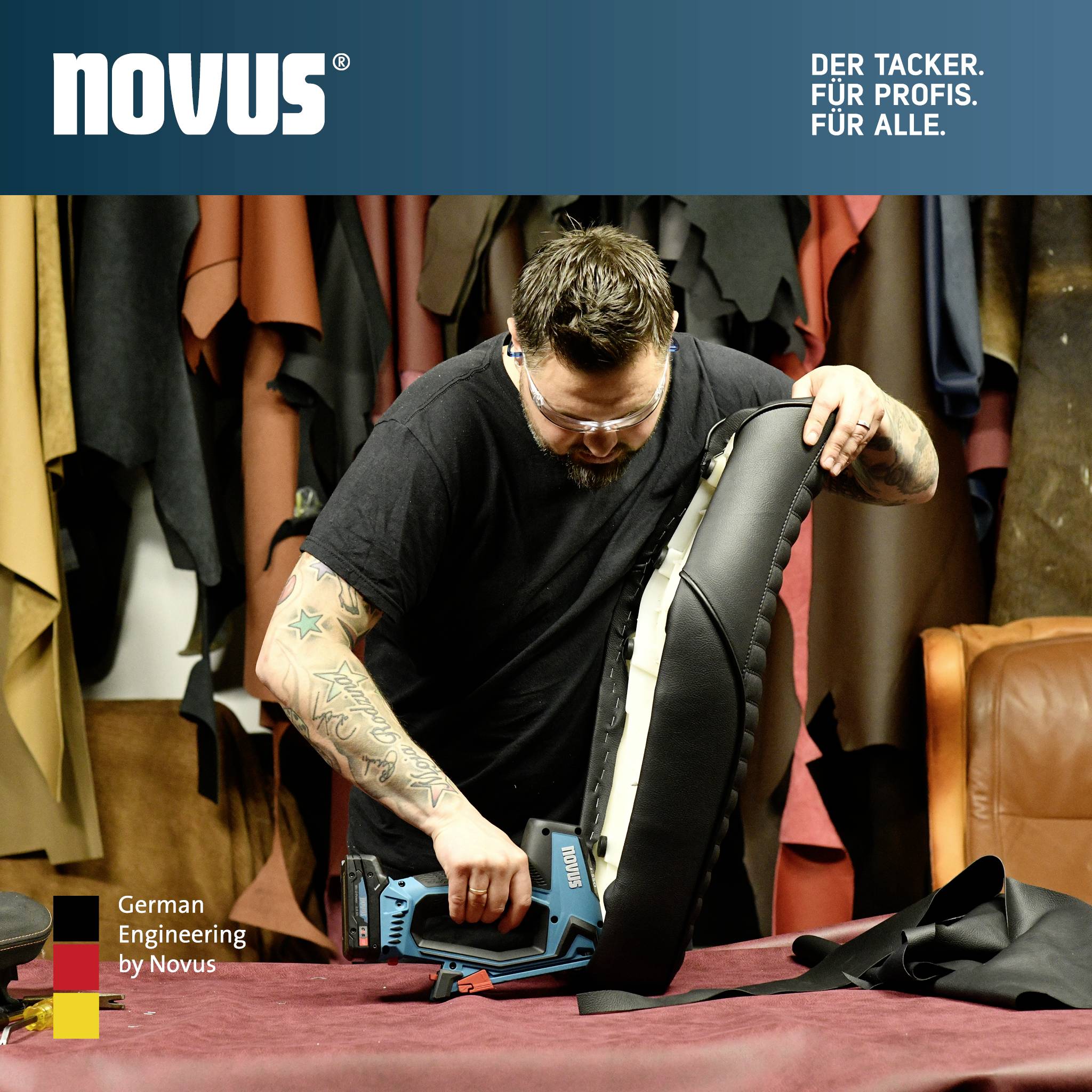 Novus Tools J-550 031-0375 akumulatorski spenjalnik Vrsta sponke tip 37, tip 53 Dolžina sponke 6 - 14 mm vklj. akumulato-11