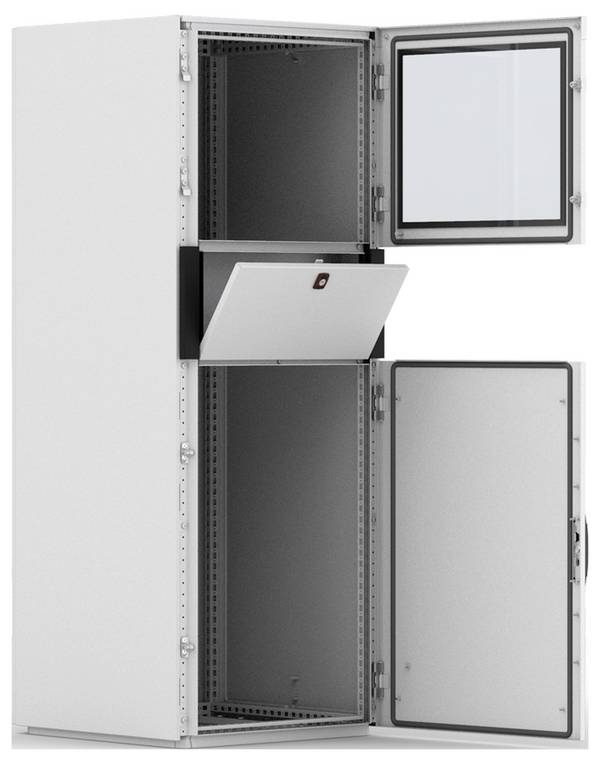 nVent HOFFMAN MCM16068 stoječa omara 600 x 1600 x 800 jeklo siva 1 kos Piece