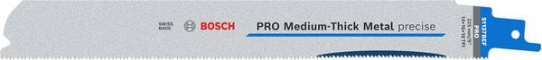 Bosch Accessories 2608658995 PRO Medium-Thick Metal precise S1137BEF list, 1,1 x 25 x 225 mm, 25 kos. Dolžina žaginega lista 225 mm 25 kos