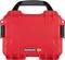 Rdeč zaščitni kovček Nanuk 903 s črnim ročajem, robusten dizajn za varno transportiranje občutljivih predmetov.