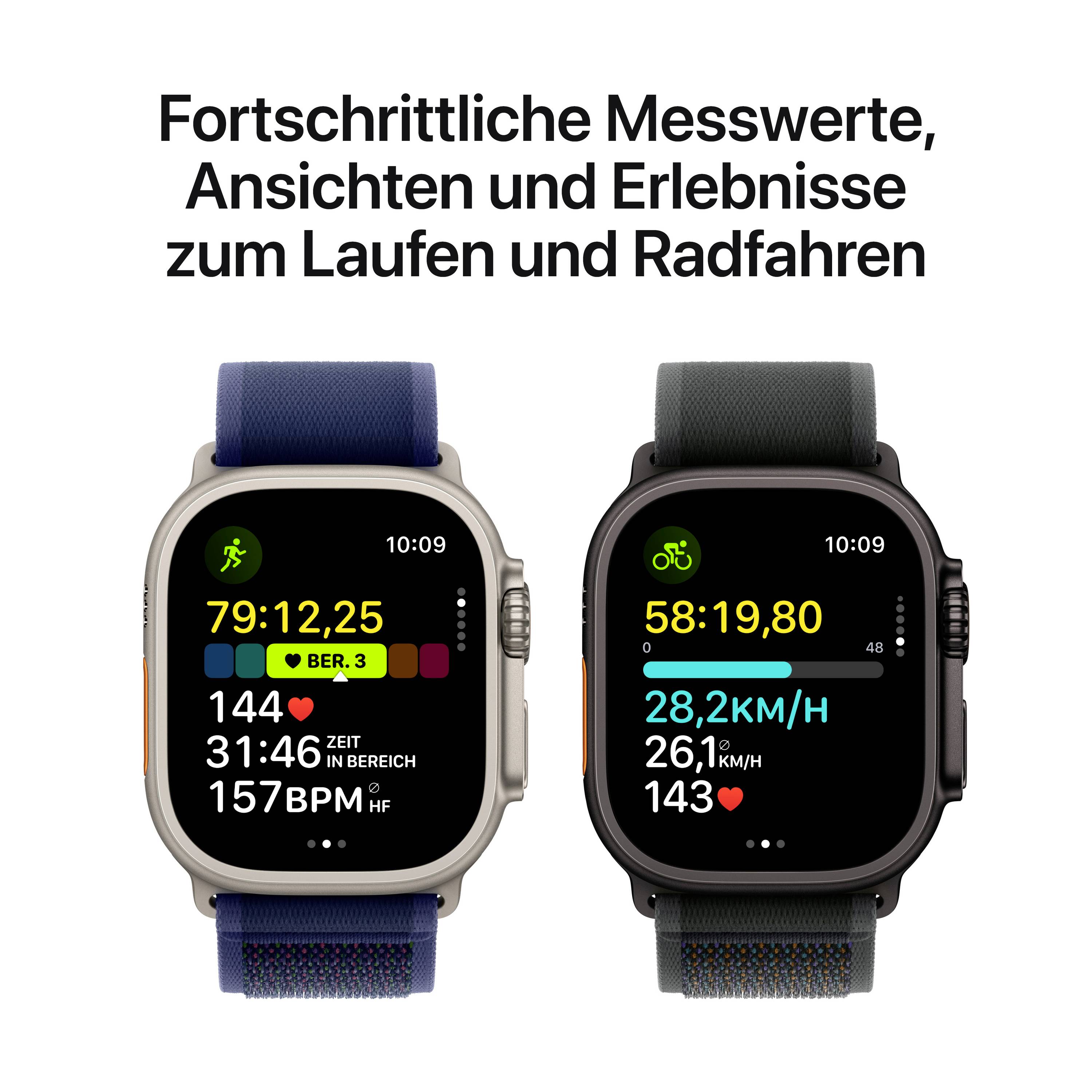 Apple Watch Ultra 2 (2024) GPS + Cellular 49 mm ohišje iz titana Trail Loop črna s/m-5