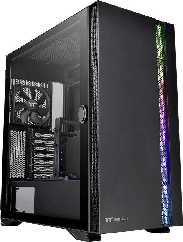 Thermaltake View 170 TG ARGB Black mikro stolp računalniško ohišje  črna