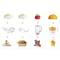 Sestavine in kuhinjske pripomočke: Moka, jajca, jagode, pomaranča, mešalnik, nastavek za mešanje, stiskalnik za sadje. Rezultati: torta, kruh, smoothie.