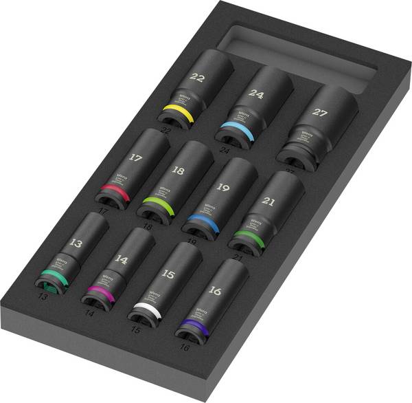 Wera 9725 nasadni ključi v kompletu  1/2" 11-delni 05150115001