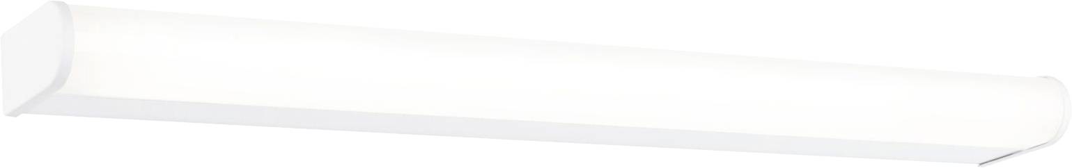 LED-stropna svetilka z ozkim, pravokotnim dizajnom, enakomerna porazdelitev svetlobe, primerna za pisarne ali bivalne prostore.