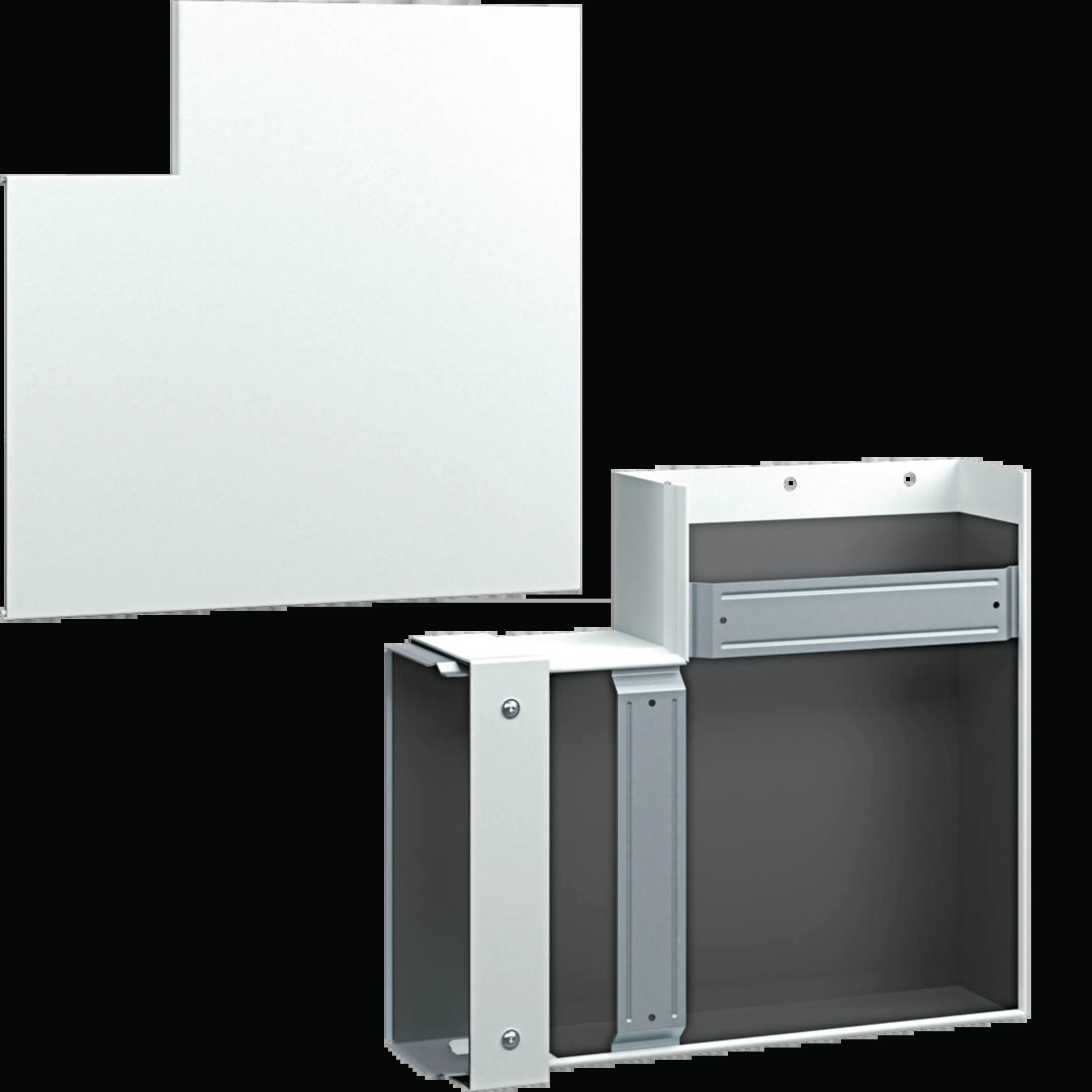 Hager FWKP10025059016 ploščati kotnik ravni kot (D x Š) 250 mm x 100 mm 1 kos
