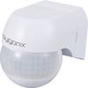 Sygonix SY-6733024 stena, površinska montaža PIR javljalnik gibanja 360 °, 180 ° rele bela IP44
