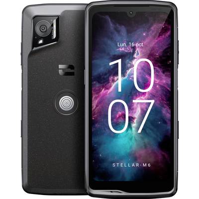Pametni telefon z ovitkom na levi strani. Na zaslonu datum in ura: 'Pon. 16. okt.' in '10:07'.