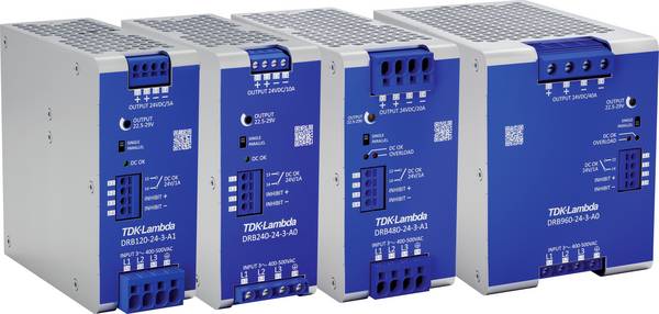 TDK DRB240-24-3-A1 napajanje za DIN-letev  29 V/DC 10 A 240 W Število izhodov:1 x  Vsebina, količina, vsebina količinskih enot na prodajno enoto 1 kos