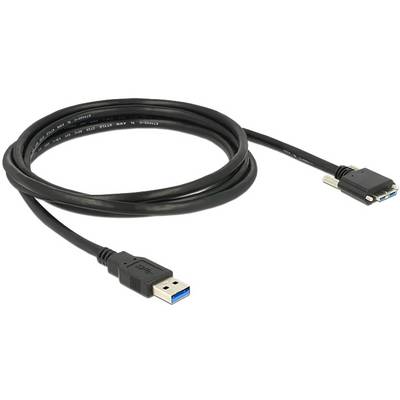 Črn USB-do-serijsko vodilo s sluzastim USB vtičem na levi in serijskim vtičem na desni, zvit.