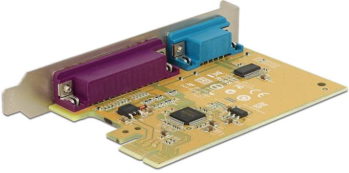 Delock 89446 PCI-Express kartica paralelni (IEEE 1284), serijski (9-pin) PCIe-2