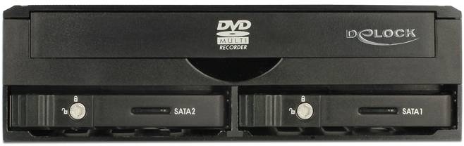 Delock 47230 zamenljiv okvir za trdi disk SATA-4