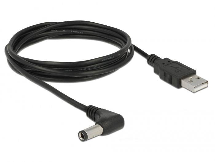 Delock tok priključni kabel [1x USB - 1x USB] 1.5 m črna-2