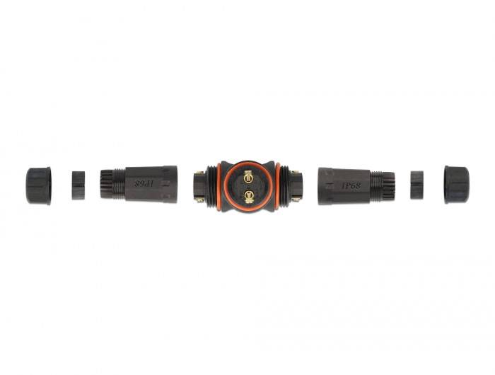 Delock 86916 kabelski priključek (D x Š x V) 114 x 25 x 25 mm 1 kos-2