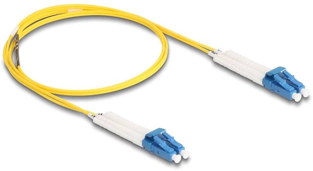 Delock 88070 steklena vlakna optična vlakna priključni kabel 1 m rumena [1x LC-vtič - 1x LC-vtič] 9/125 µ Singlemode OS2-2