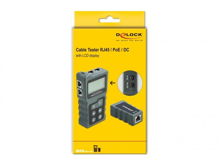 Delock 63110 omrežni tester Primerno za (omrežne specifikacije (CAT)): kabel-6