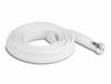 Delock 20827 20827 pletena cev bela poliester 2 m 15 mm (max) 1 kos