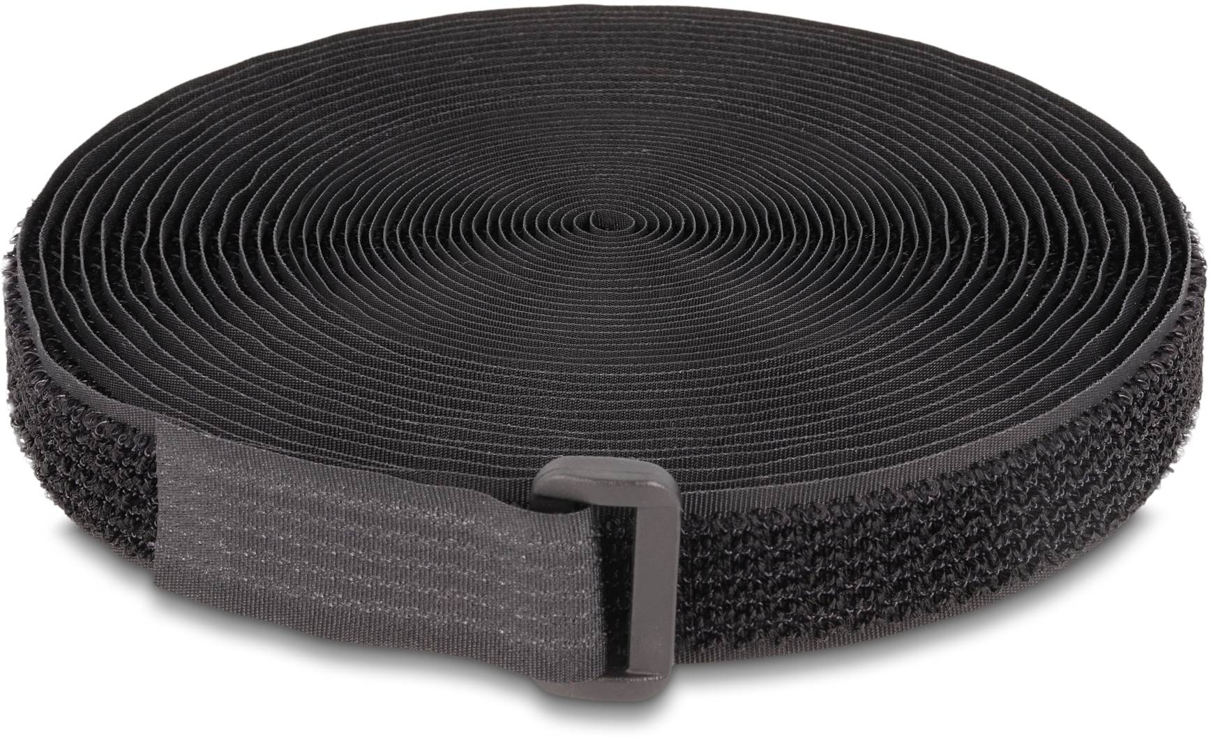 Delock 19112 sprijemalni trak (D x Š) 5 m x 20 mm črna 1 kos-2