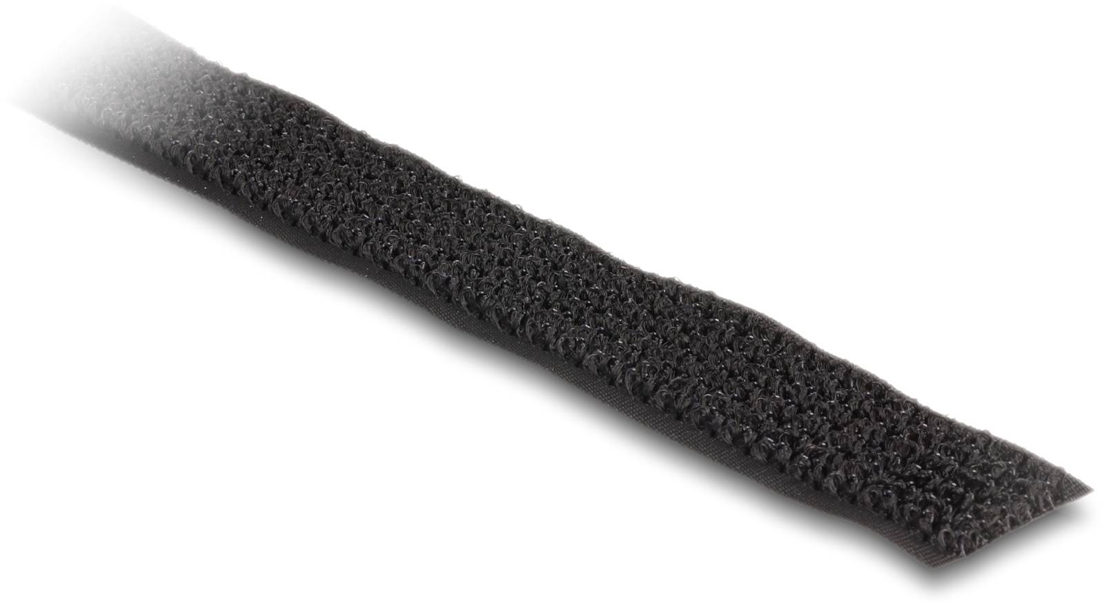Delock 19112 sprijemalni trak (D x Š) 5 m x 20 mm črna 1 kos-3