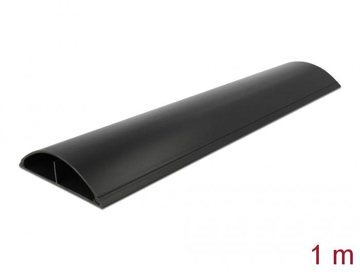 Delock kanal za kable PVC črna (D x Š x V) 1 m x 11.9 cm x 2.6 cm 1 kos 20713-2