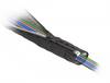Delock 20849 20849 pletena cev črna poliester 1 m 50 mm (max) 1 kos
