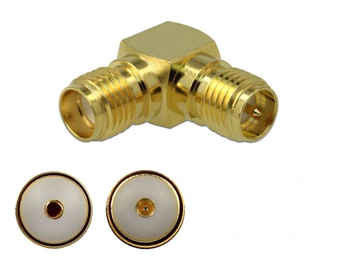 Delock 89965 89965 SMA adapter SMA-vtičnica - RPSMA vtičnica 1 kos Piece-0