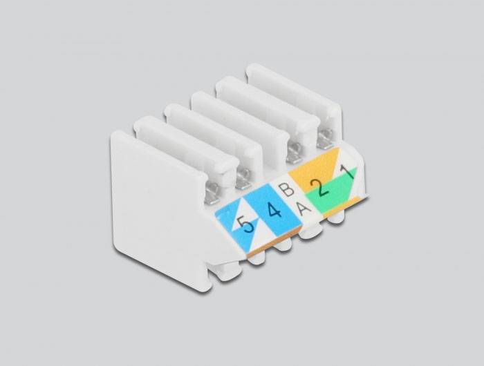 Delock 86977 RJ45 priključek Cat.6 UTP brez orodja 86977 bela 1 kos-4