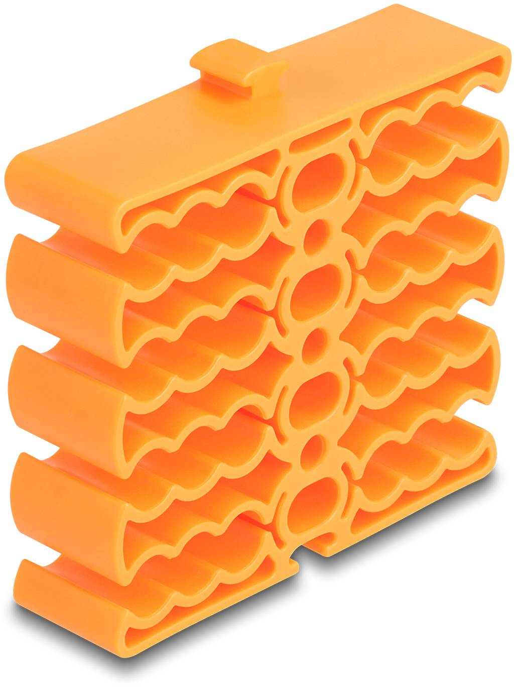 Delock pritrdilne sponke za kable plastika oranžna 1 kos 66255-2
