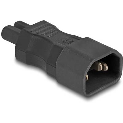Delock 80469 napajalnik ženski konektor za manjše naprave C7 - moški konektor C14 črna 0 mm 1 kos Bag-0