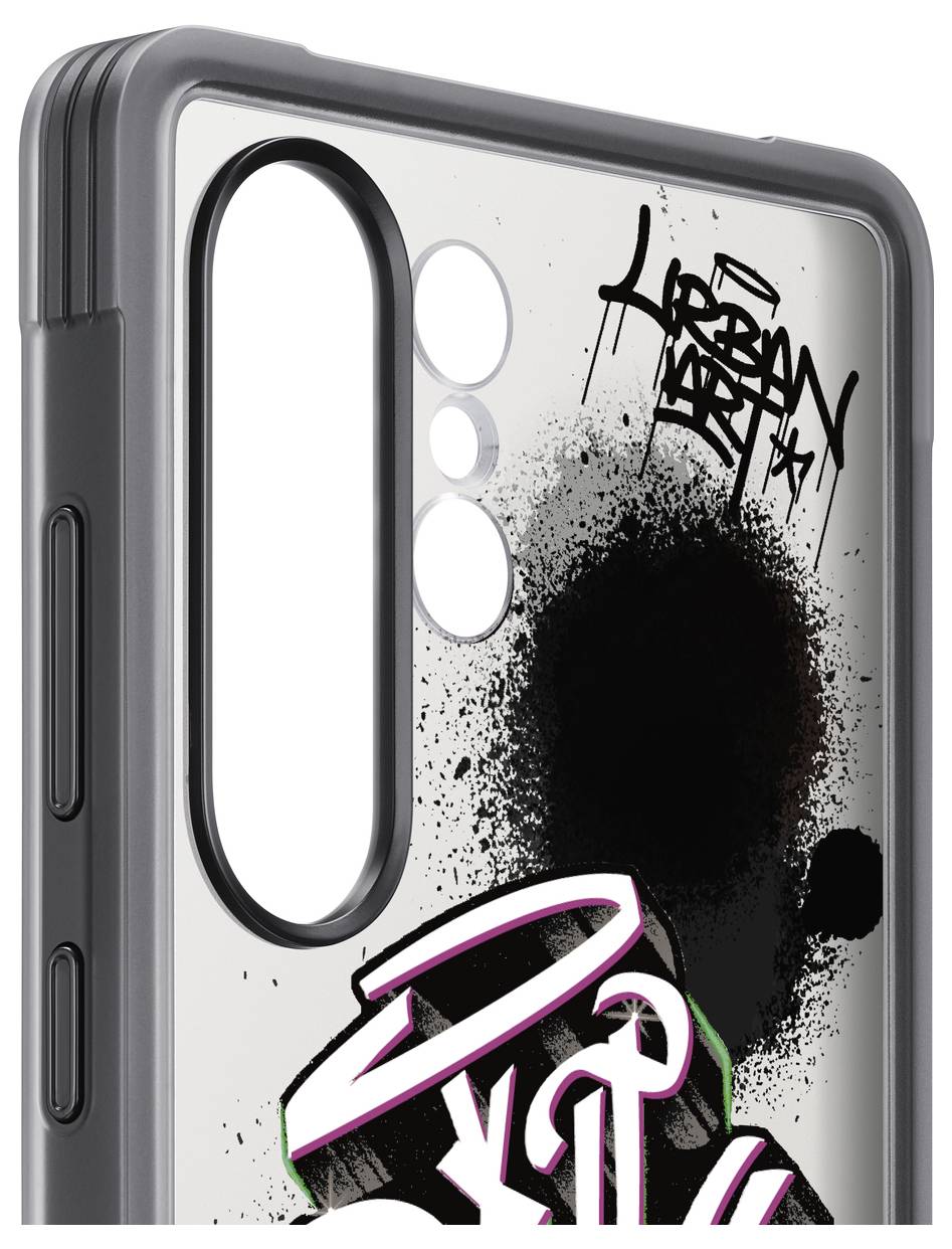 Zaščitni ovitek z dizajnom grafitov in urbanimi umetniškimi motivi, črno-bela ozadja, dinamična pisava in brizgi.