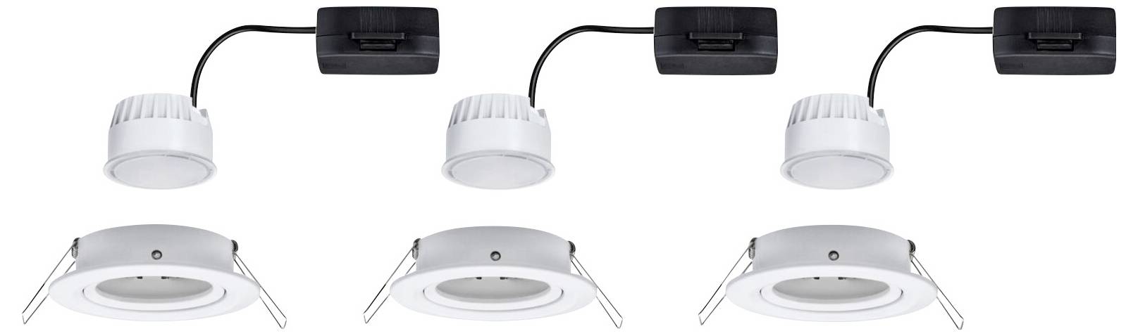 Paulmann 41306 Nova vgradna svetilka 3-delni komplet LED LED 18 W bela-3